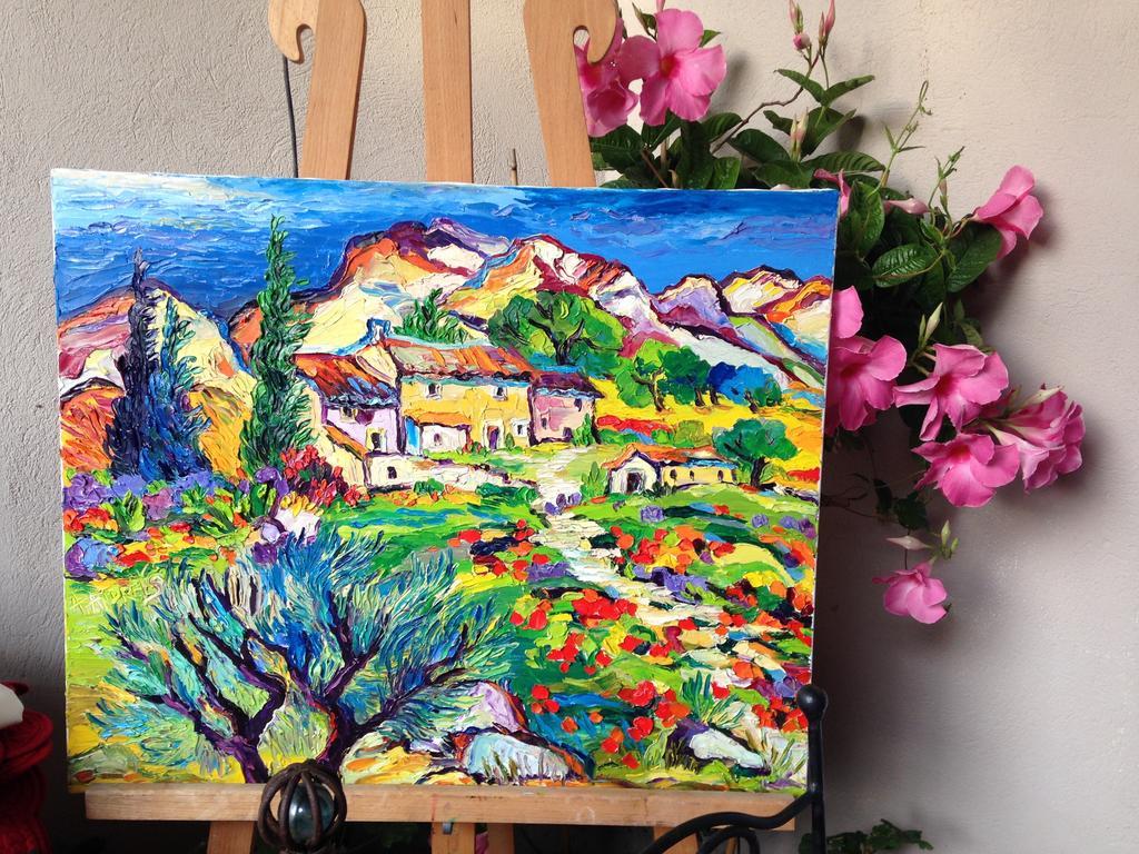 La Maison Du Peintre En Provence Mallemort Buitenkant foto