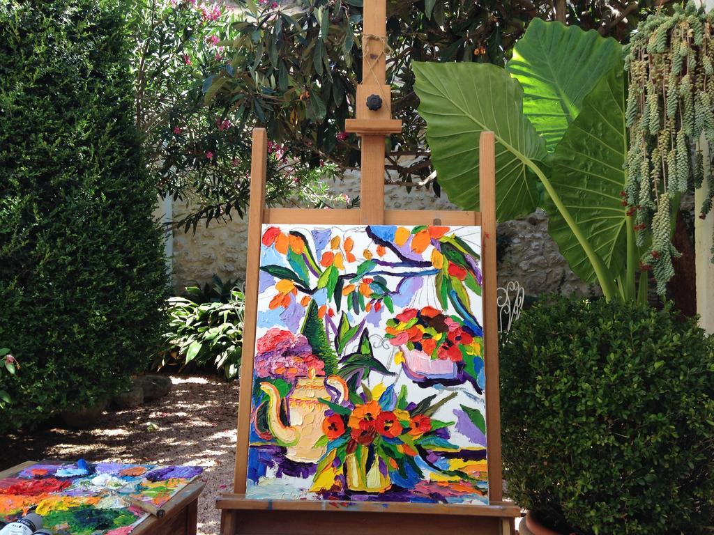 La Maison Du Peintre En Provence Mallemort Buitenkant foto