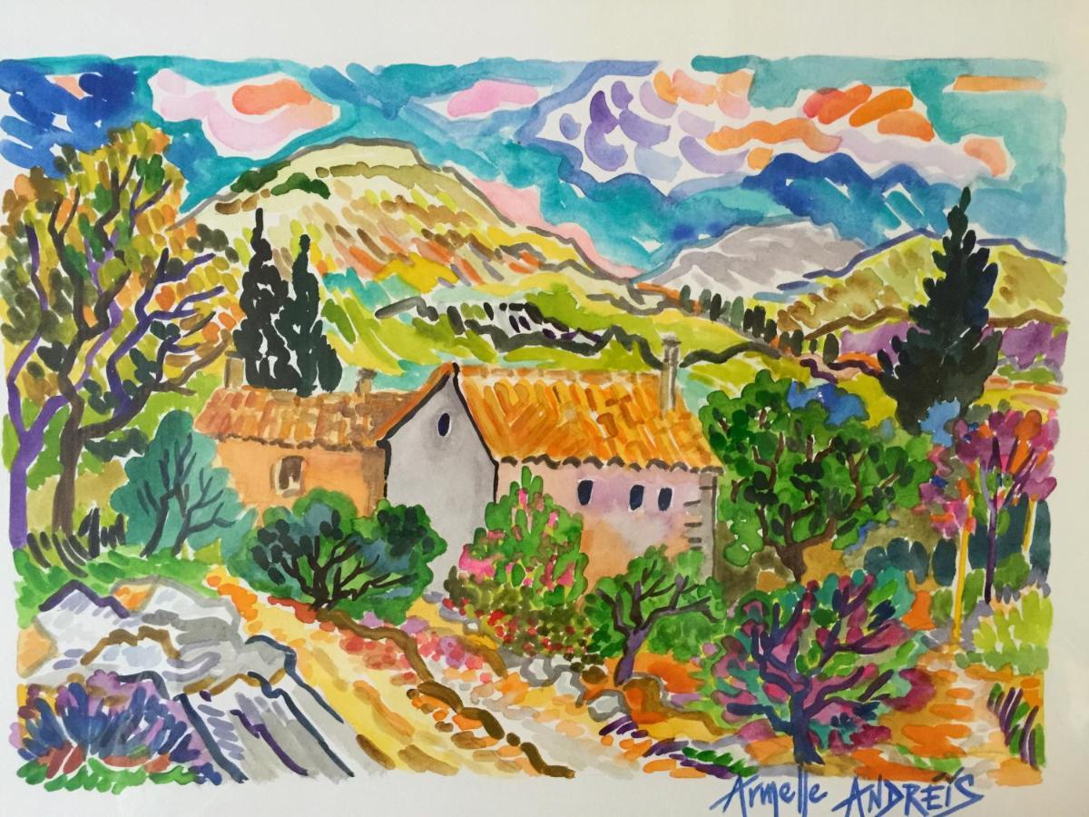 La Maison Du Peintre En Provence Mallemort Buitenkant foto